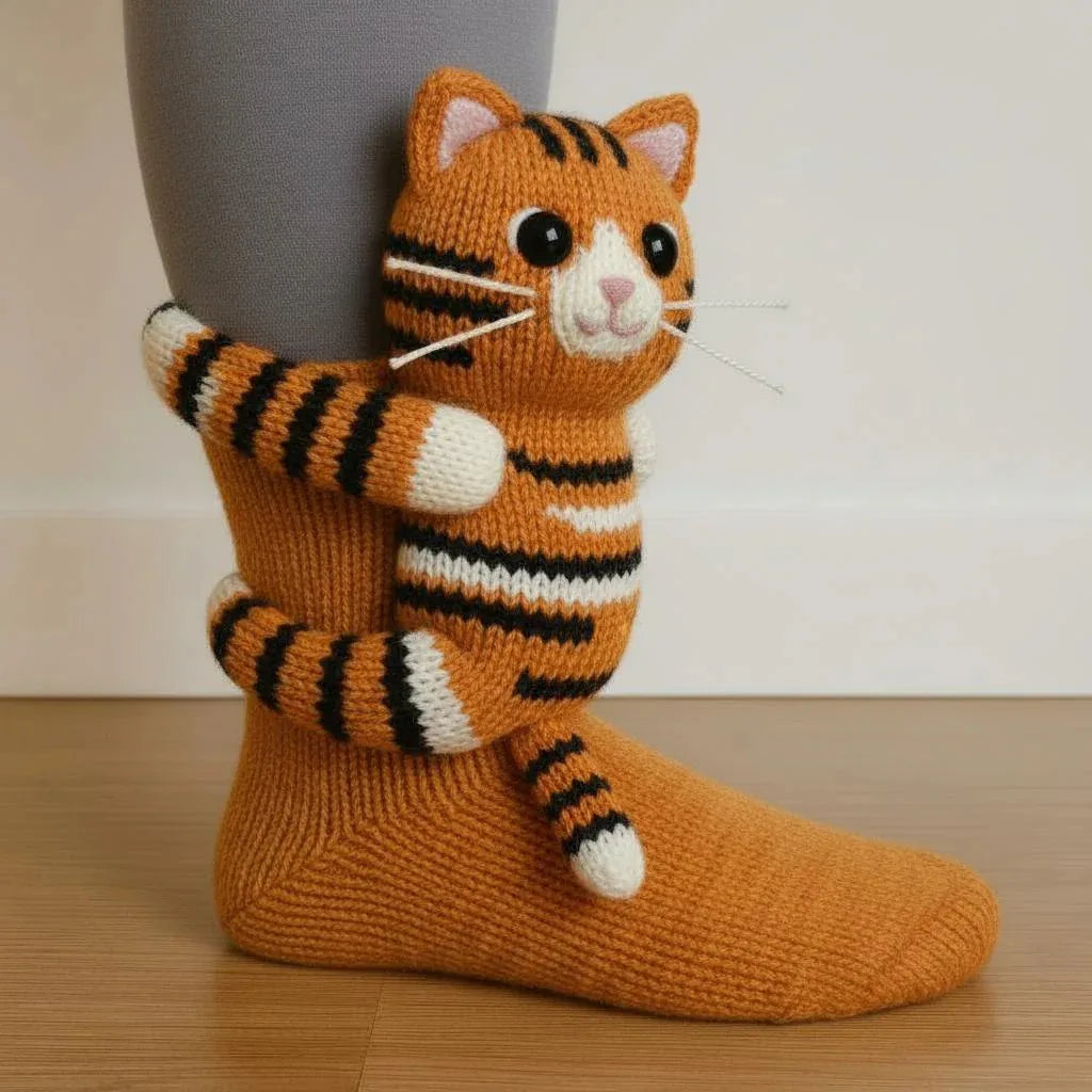HugsyFeet™ Animal Hugging Socks