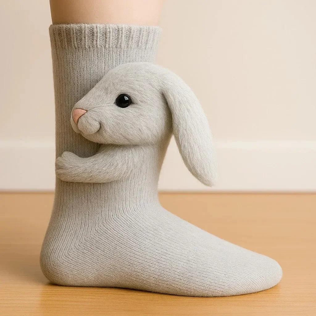 HugsyFeet™ Animal Hugging Socks