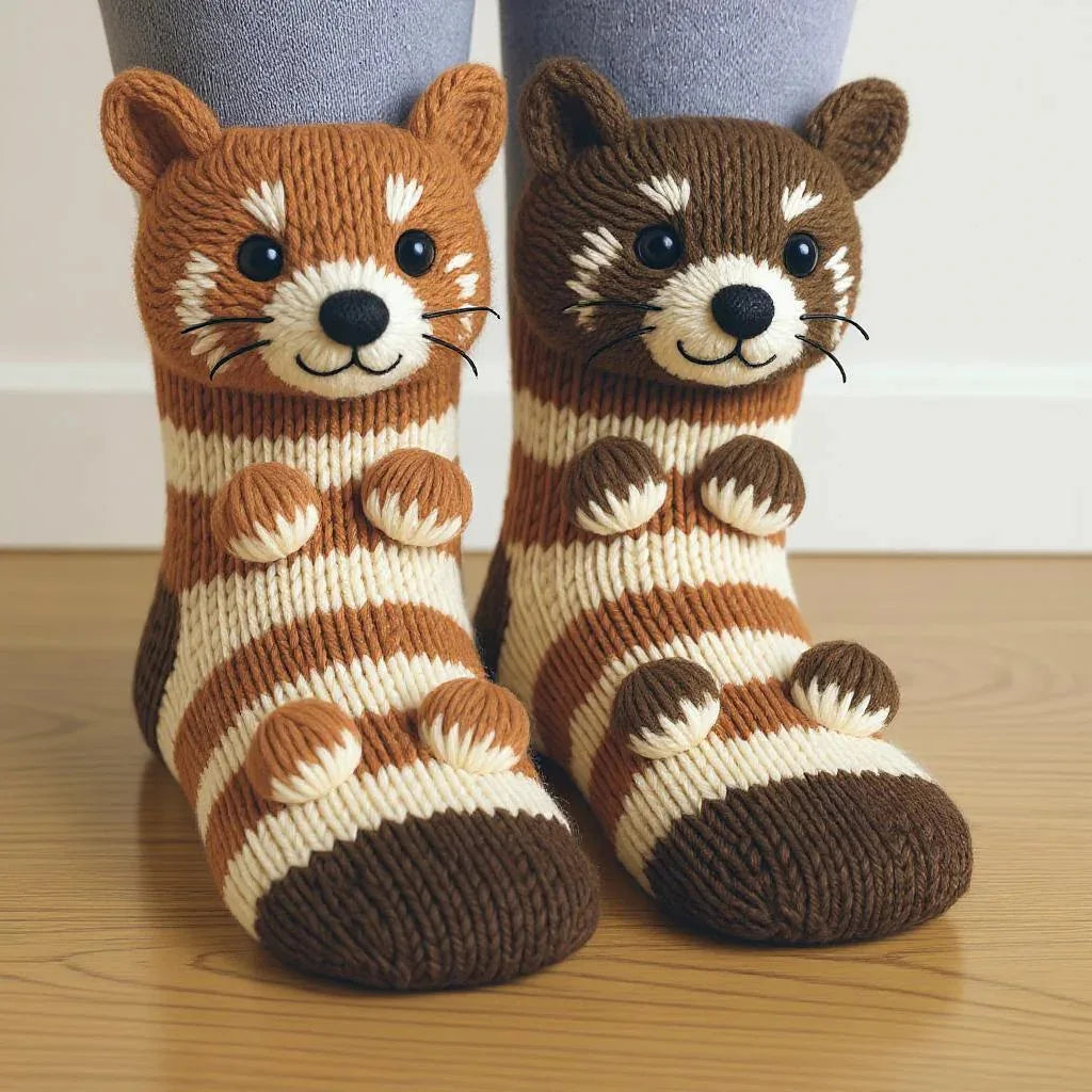 HugsyFeet™ Animal Hugging Socks