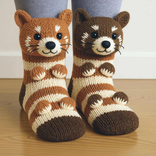 HugsyFeet™ Animal Hugging Socks