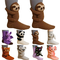 HugsyFeet™ Animal Hugging Socks