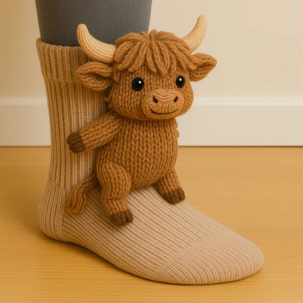 HugsyFeet™ Animal Hugging Socks