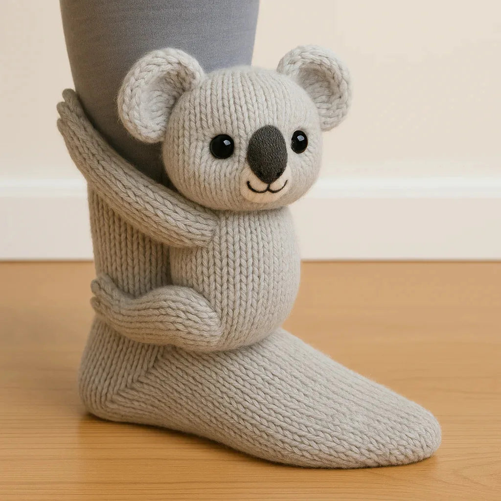 HugsyFeet™ Animal Hugging Socks